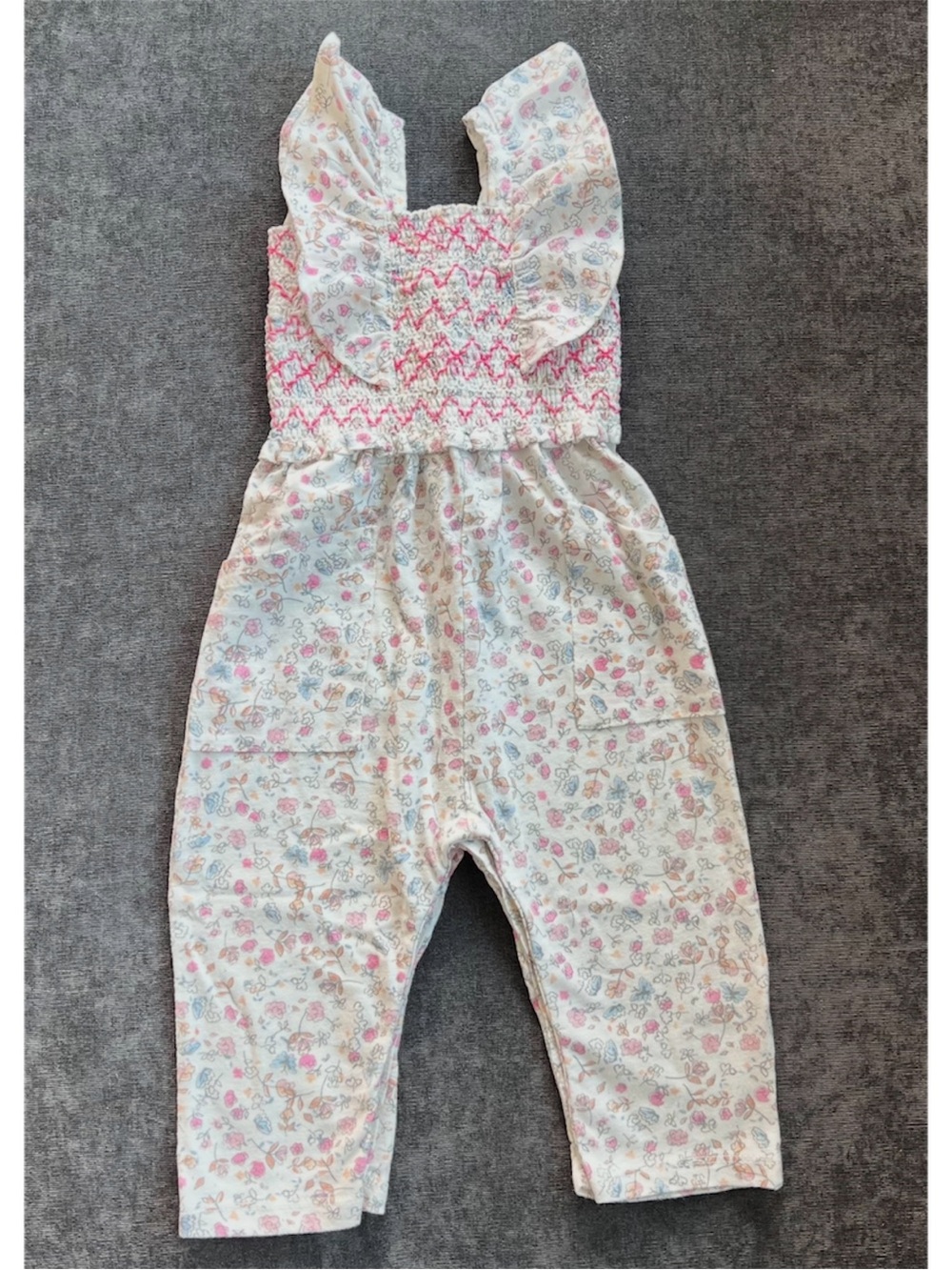 Jessica Simpson Floral Jumpsuit Size 12 Months